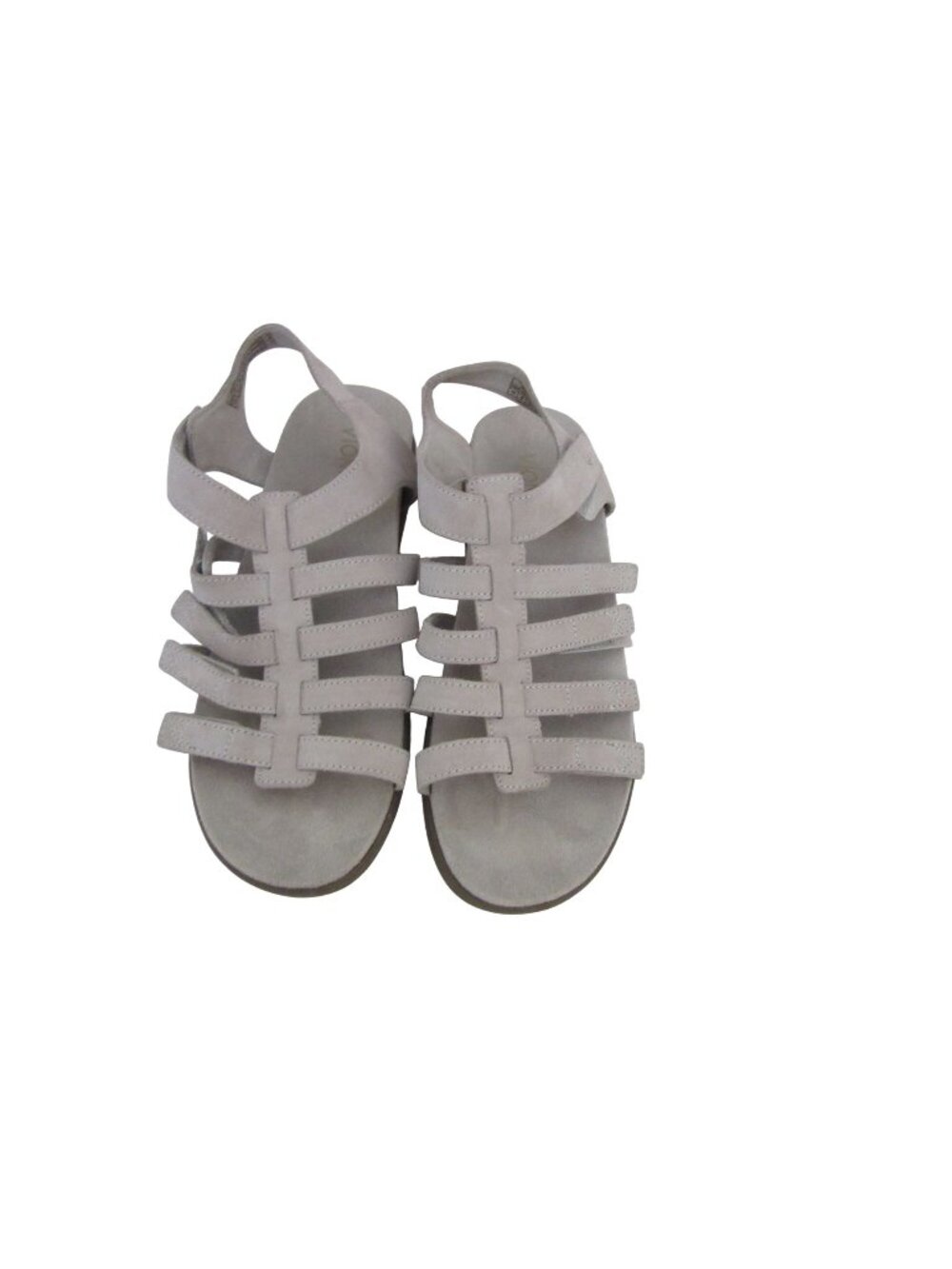 Vionic Ritta Light Grey Suede Comfort Sandals Size 10